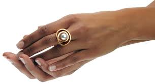 moderne gouden ring