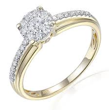 gouden diamanten ring