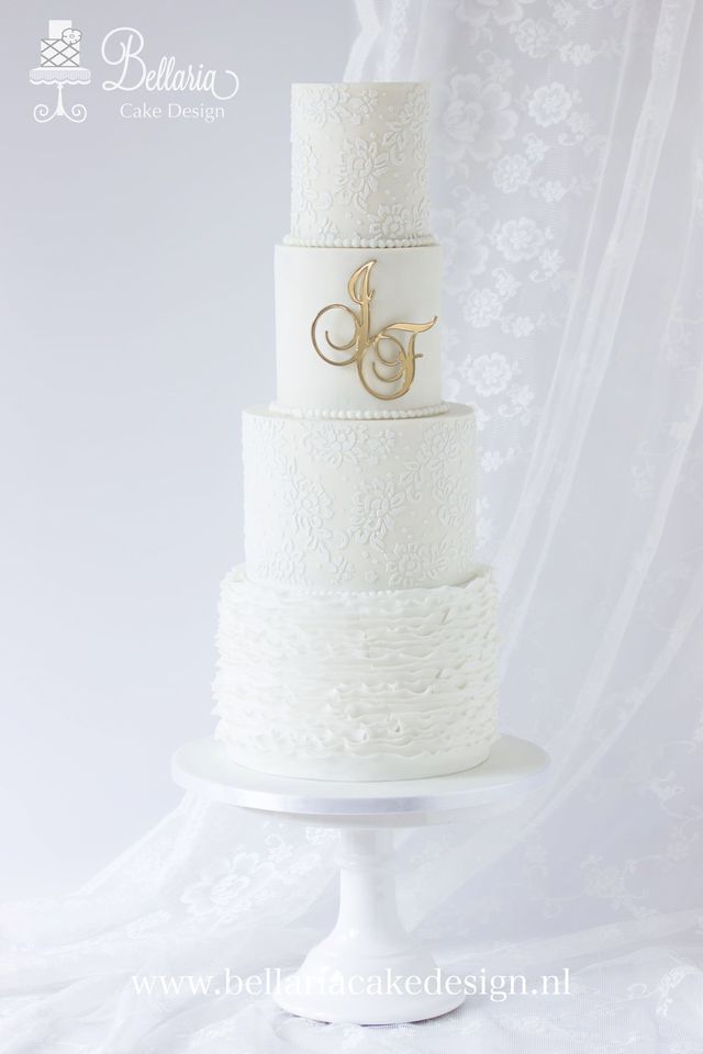 moderne bruidstaart